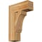 Ekena Millwork Imperial Block Rough Sawn Bracket, Western Red Cedar, 6"W x 18"D x 26"H BKT06X18X26IMP05RWR - alternate 1